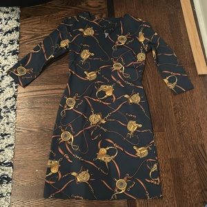 j. mclaughlin blue short dress